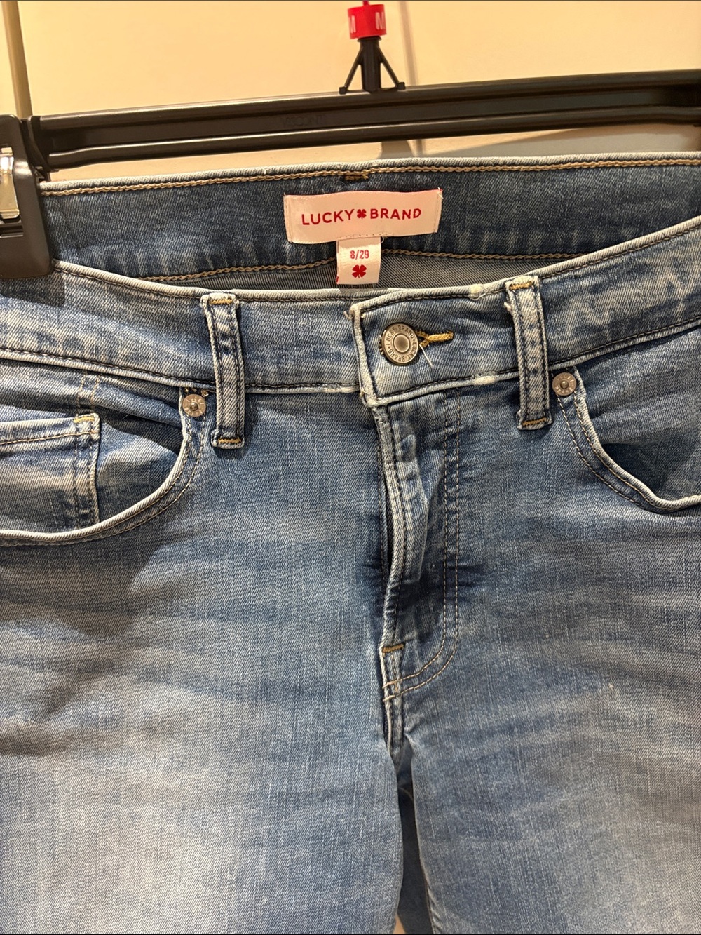 Lucky Brand Faded Light Blue Denim Jeans